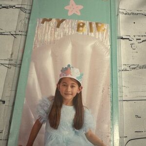 My Minds Eye Mermaid Crowns  - Adjustable Crowns - Birthday Party NWT  - Set -6